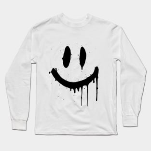 Just Smile Face Long Sleeve T-Shirt